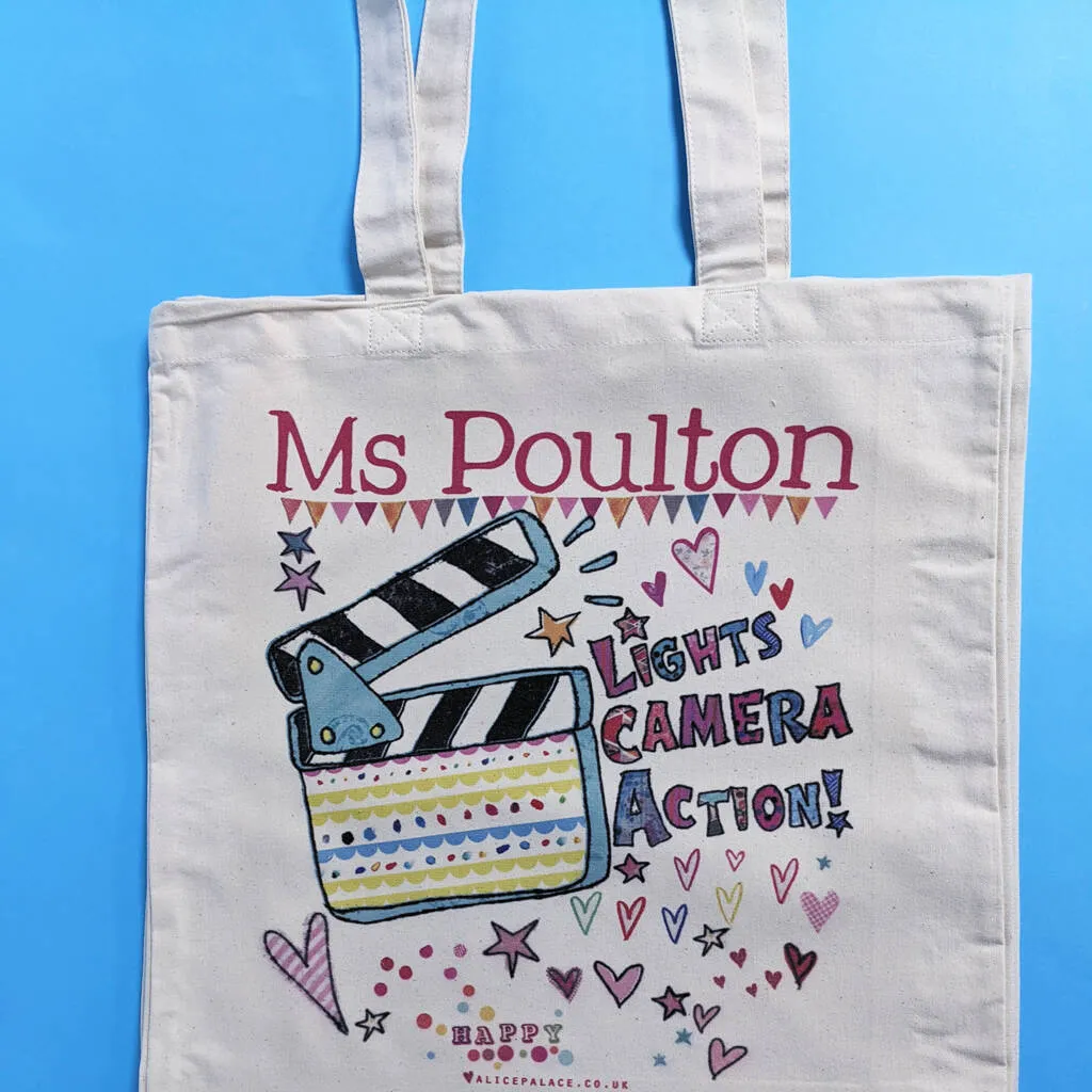 Personalised Lights Camera Action Bag