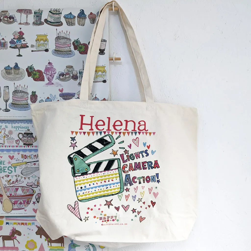 Personalised Lights Camera Action Bag