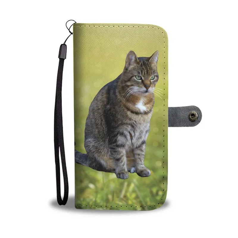 Personalized Cat Wallet Phone Case With Photo Bifold RFID Wallet Cat Lover Gifts