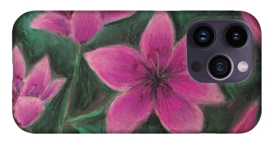 Pink Lilies - Phone Case