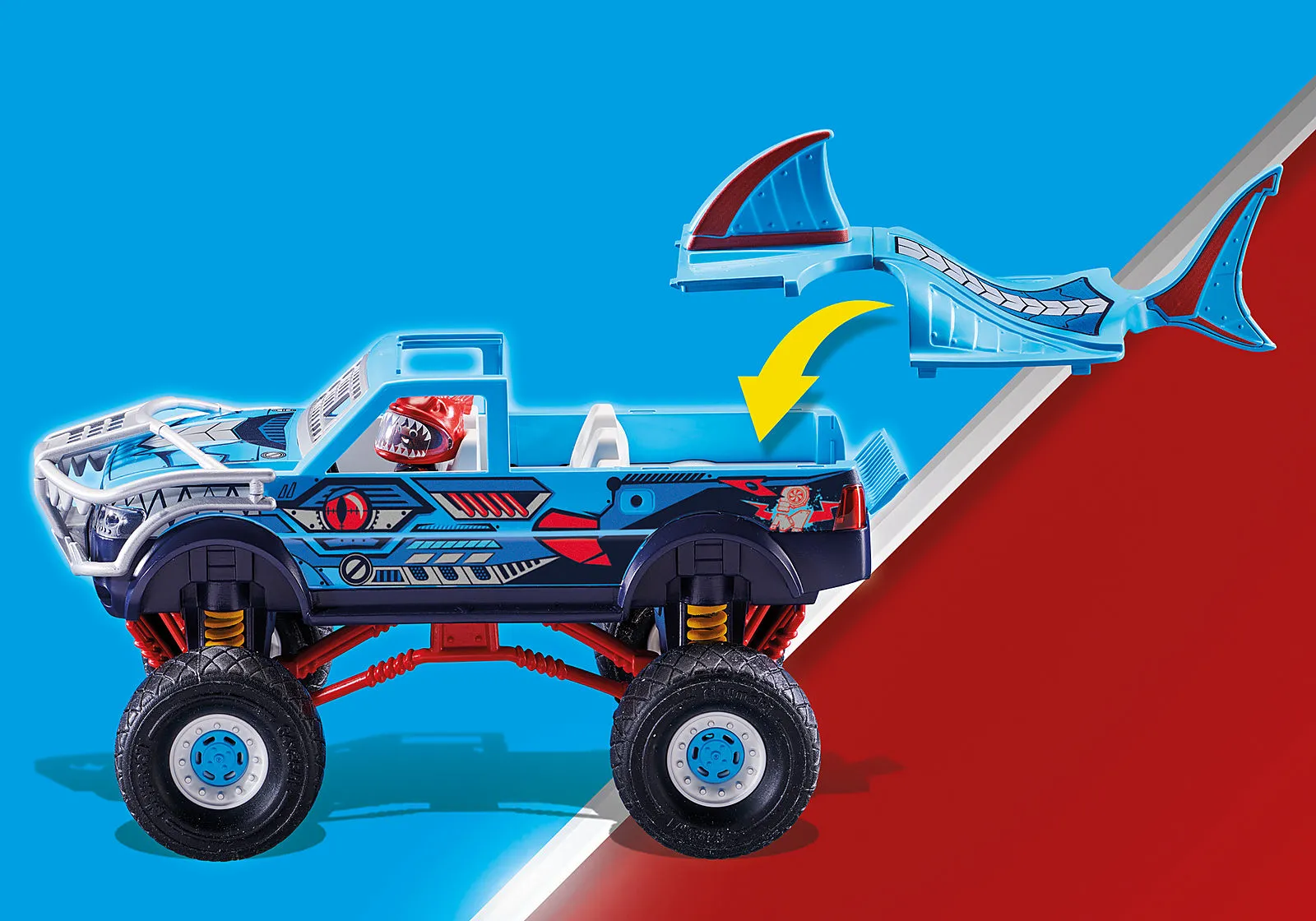 Playmobil Stunt Show Shark Monster Truck