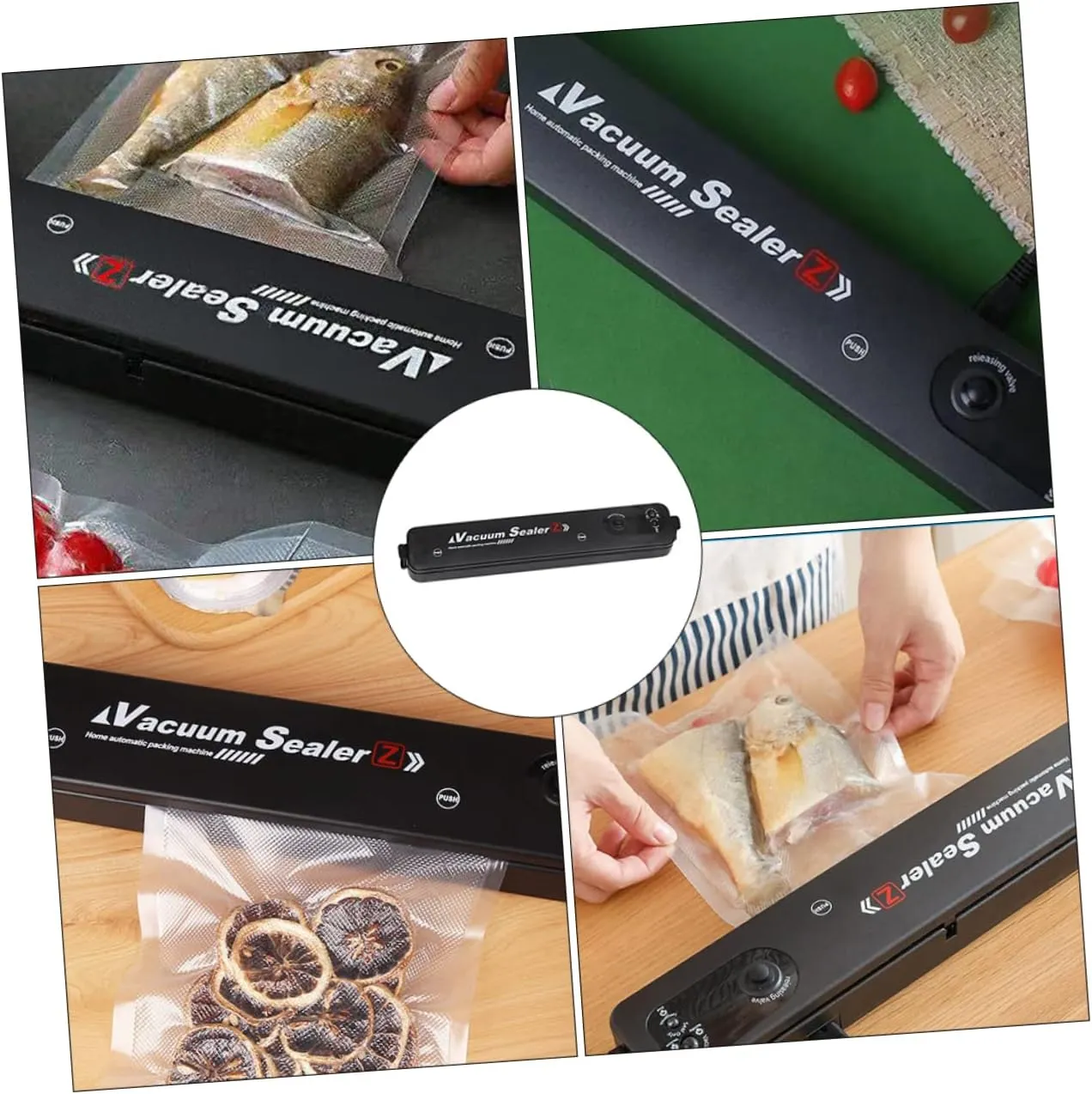 Portable Automatic Vacuum Food Bag Sealer - Mini Resealer Machine