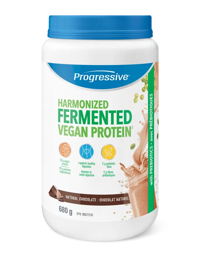 Progressive Harmonized Fermented Vegan Protein Natural Chocolate 680g