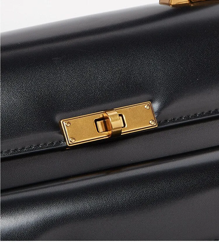 PU Leather Square Clutch Handbag