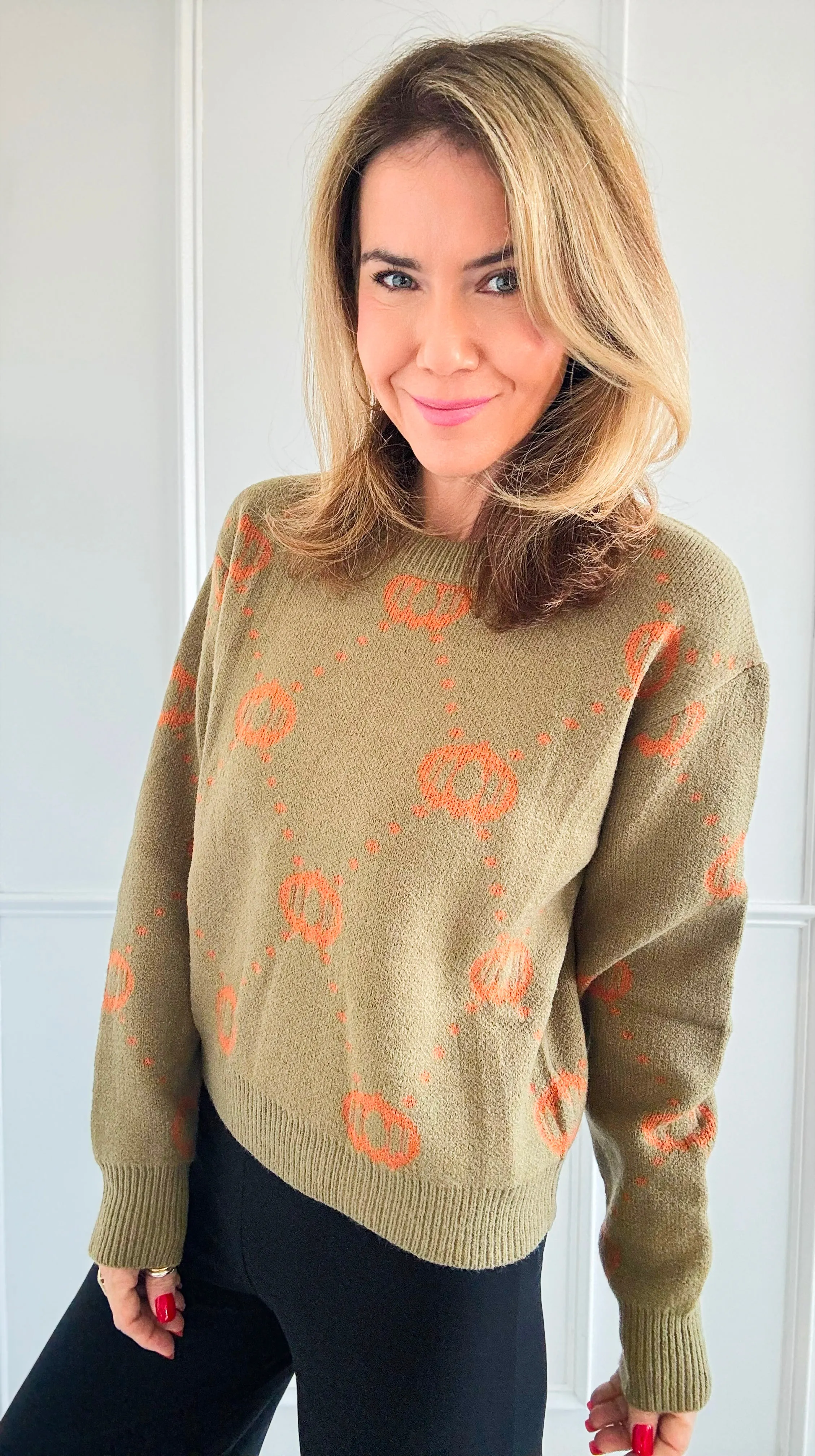 Pumpkin Sweater - Olive