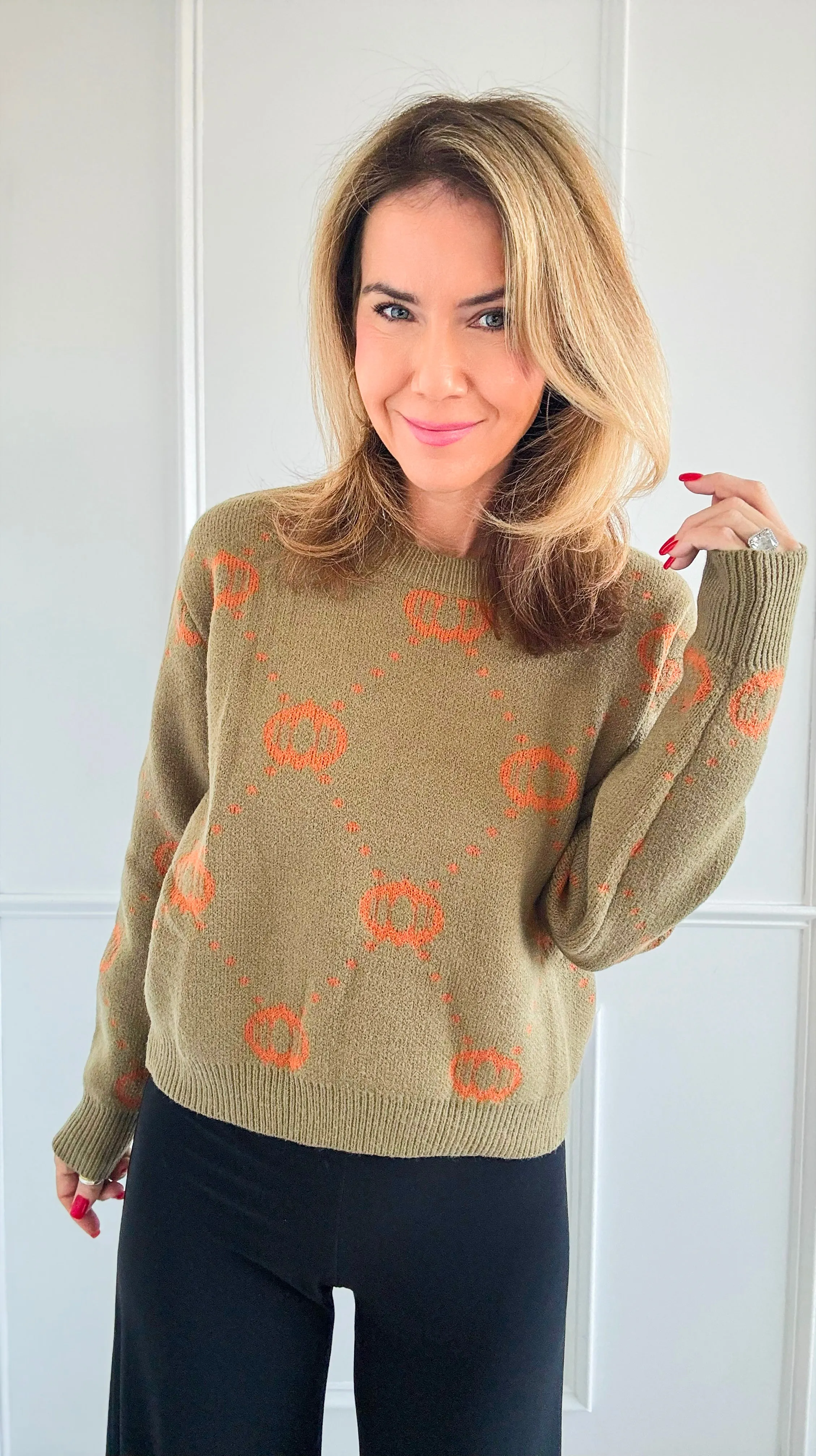 Pumpkin Sweater - Olive