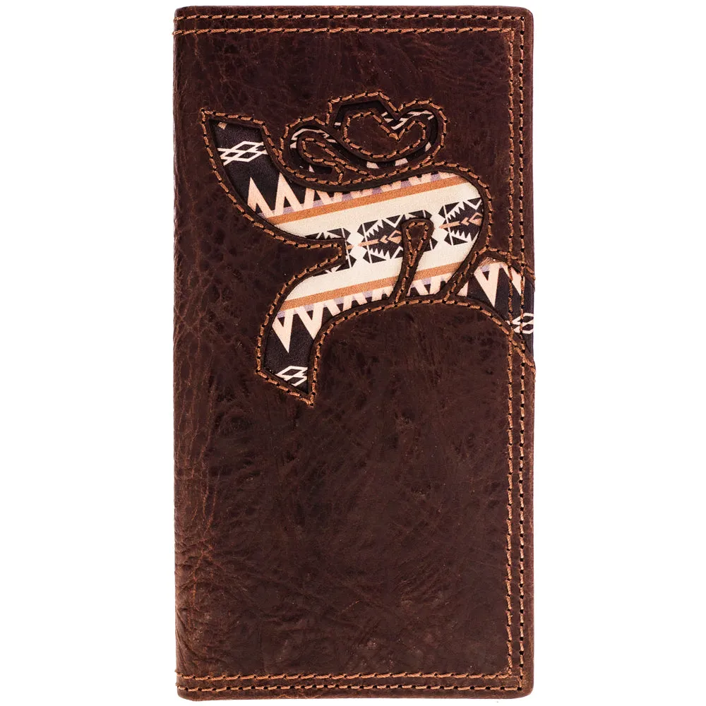 "Trap" Brown/Aztec Roughy Rodeo Wallet