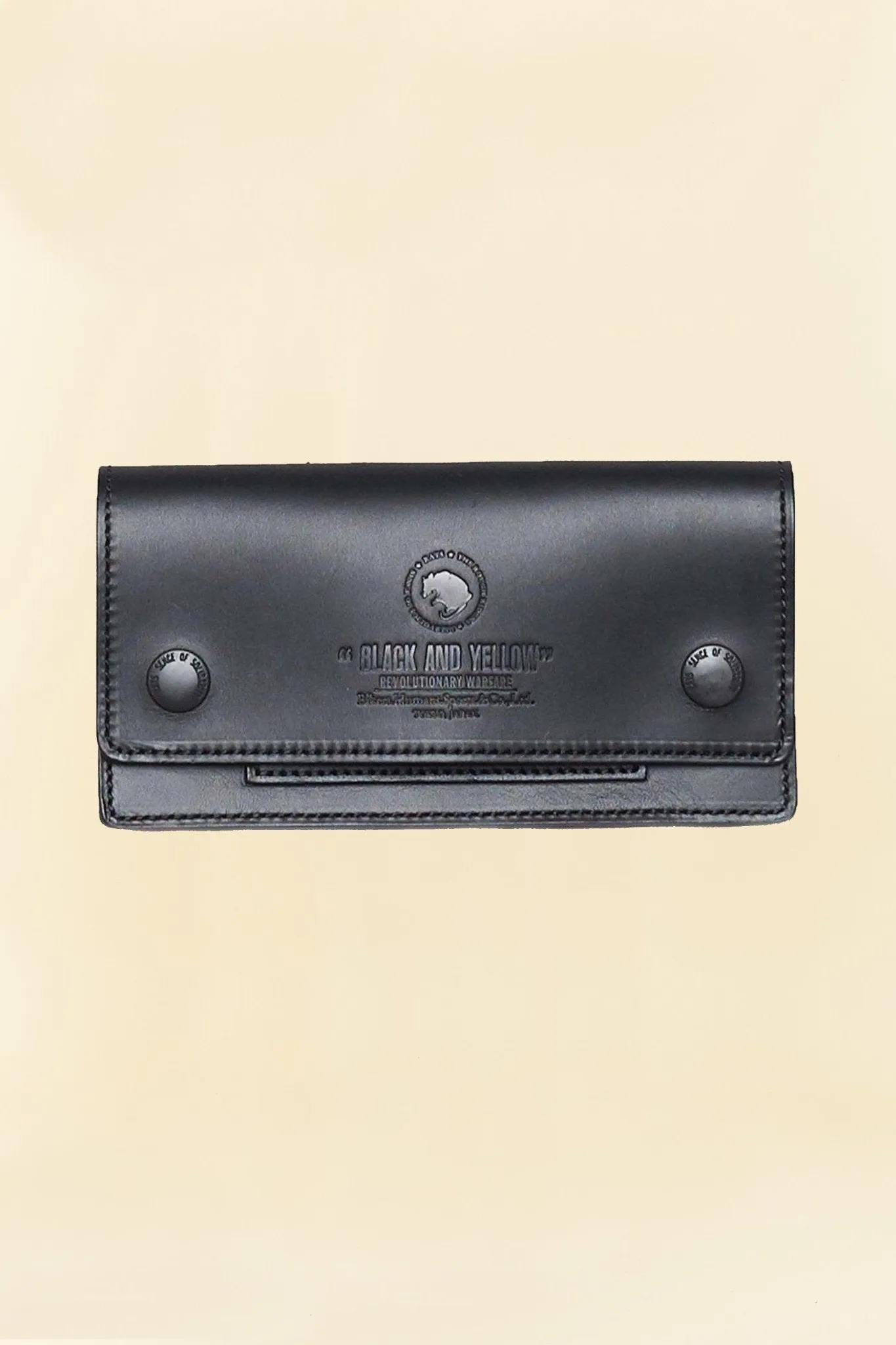 Rats Black Leather Wallet