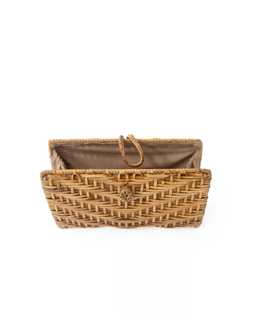 Rattan Clutch | Natural