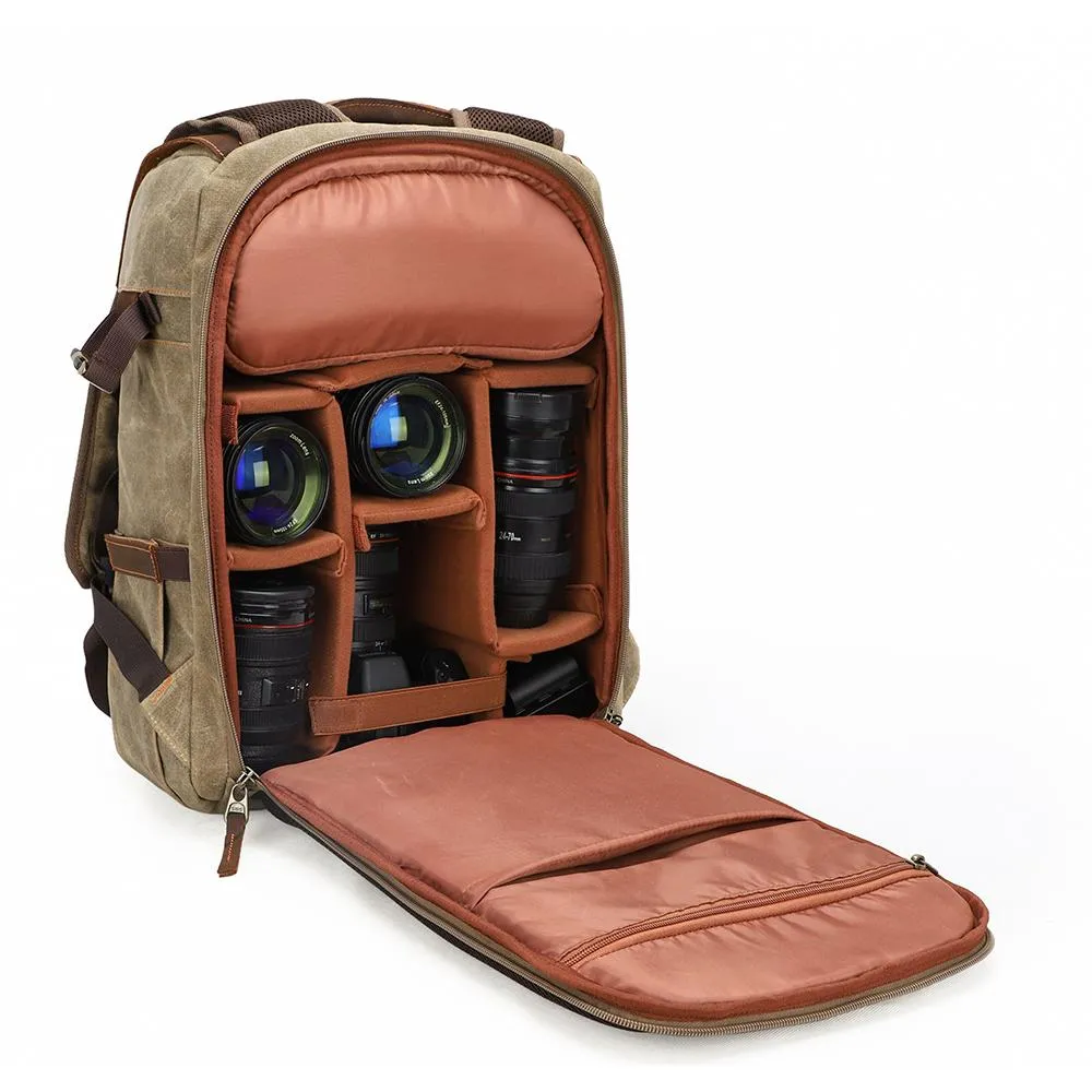 Retro Camera Backpack