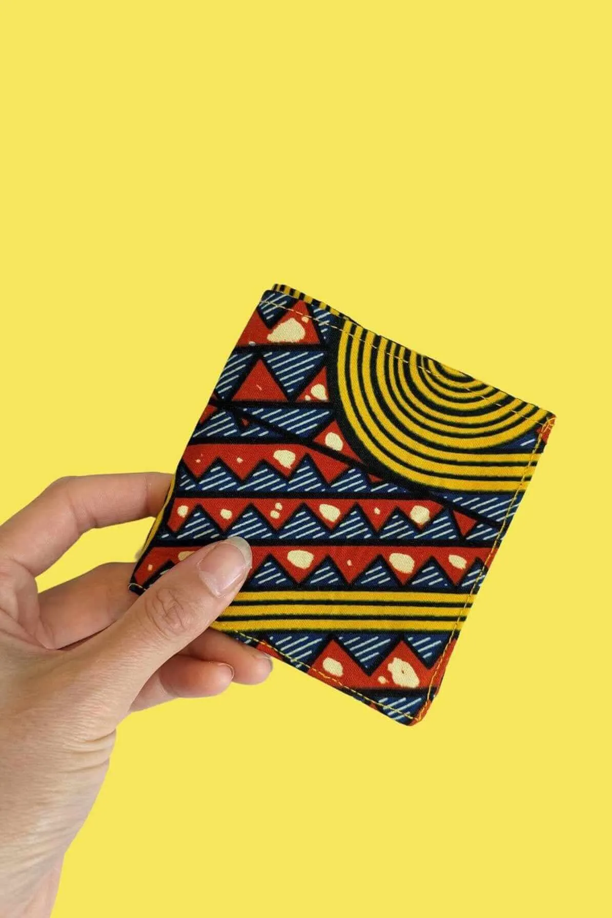 Riptide Raver African Print Fabric Wallet