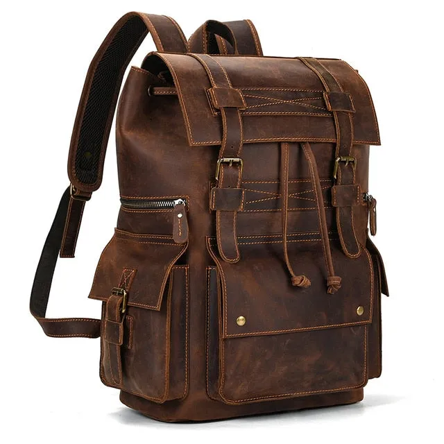 Royal Brown Vintage Backpack