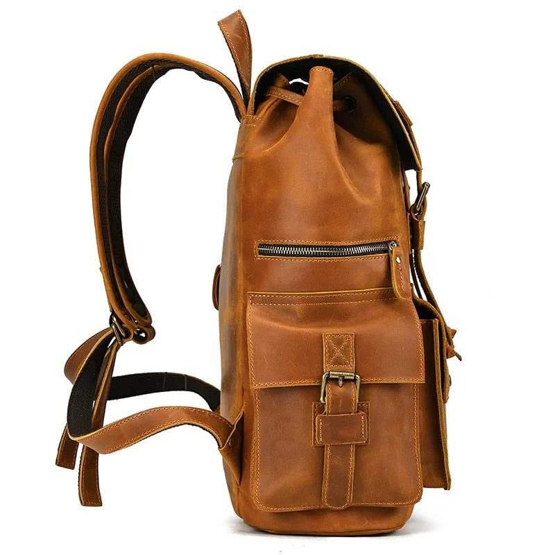 Royal Brown Vintage Backpack