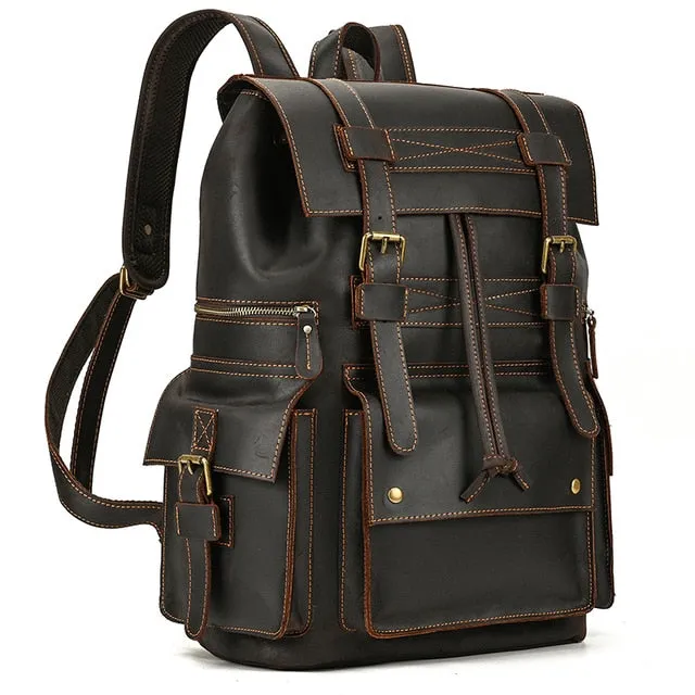 Royal Brown Vintage Backpack