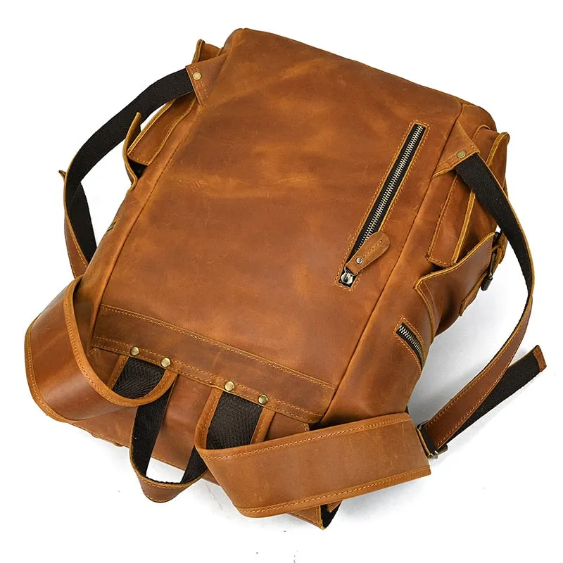 Royal Brown Vintage Backpack