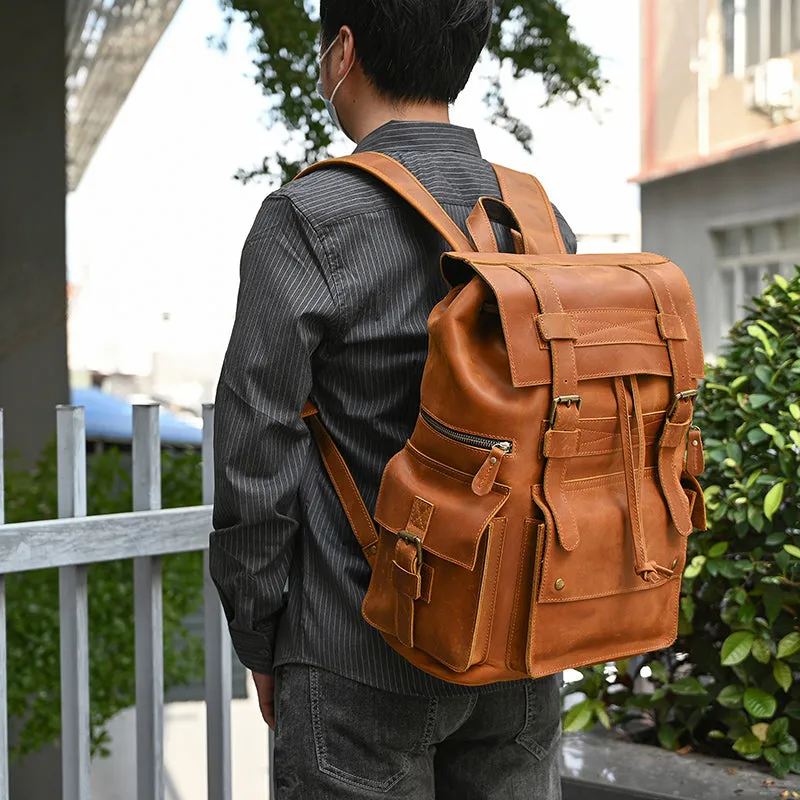 Royal Brown Vintage Backpack