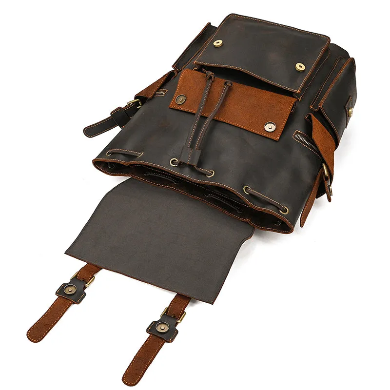 Royal Brown Vintage Backpack