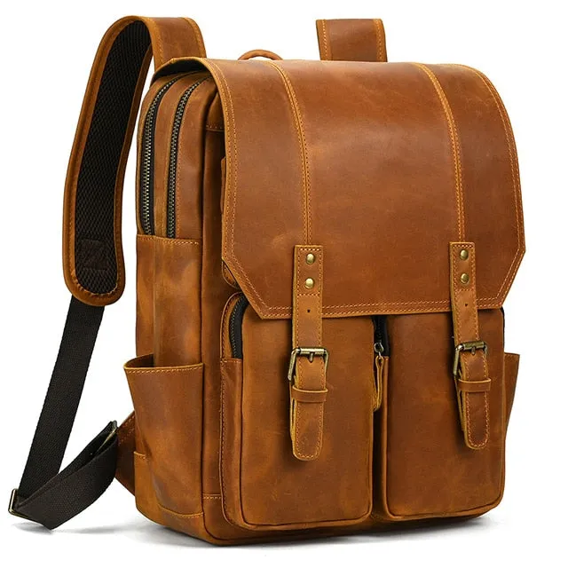 Royal Brown Vintage Backpack