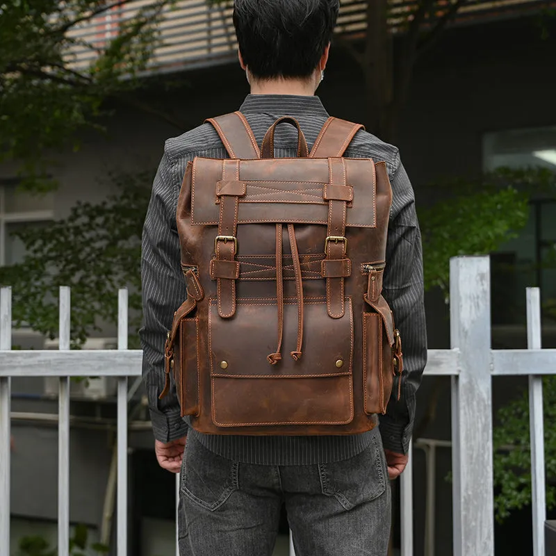 Royal Brown Vintage Backpack