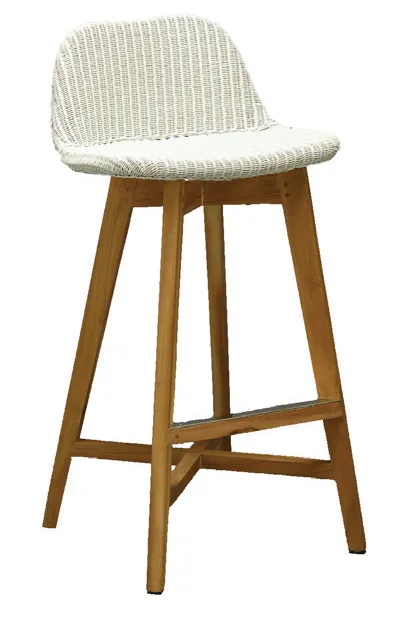 Santorini Lloyd Loom Low Back Stool - 660