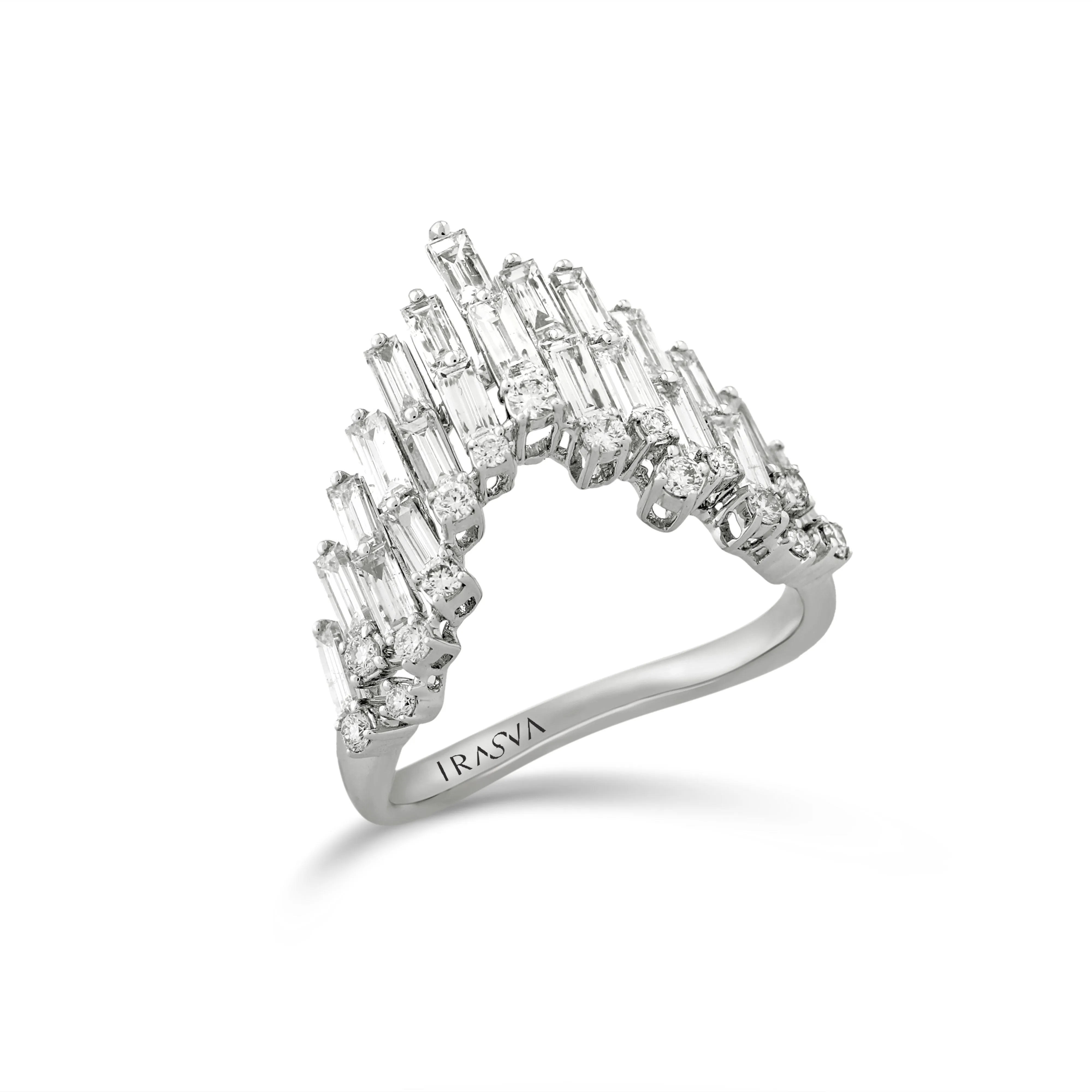 Scatter Waltz Taper Diamond Ring