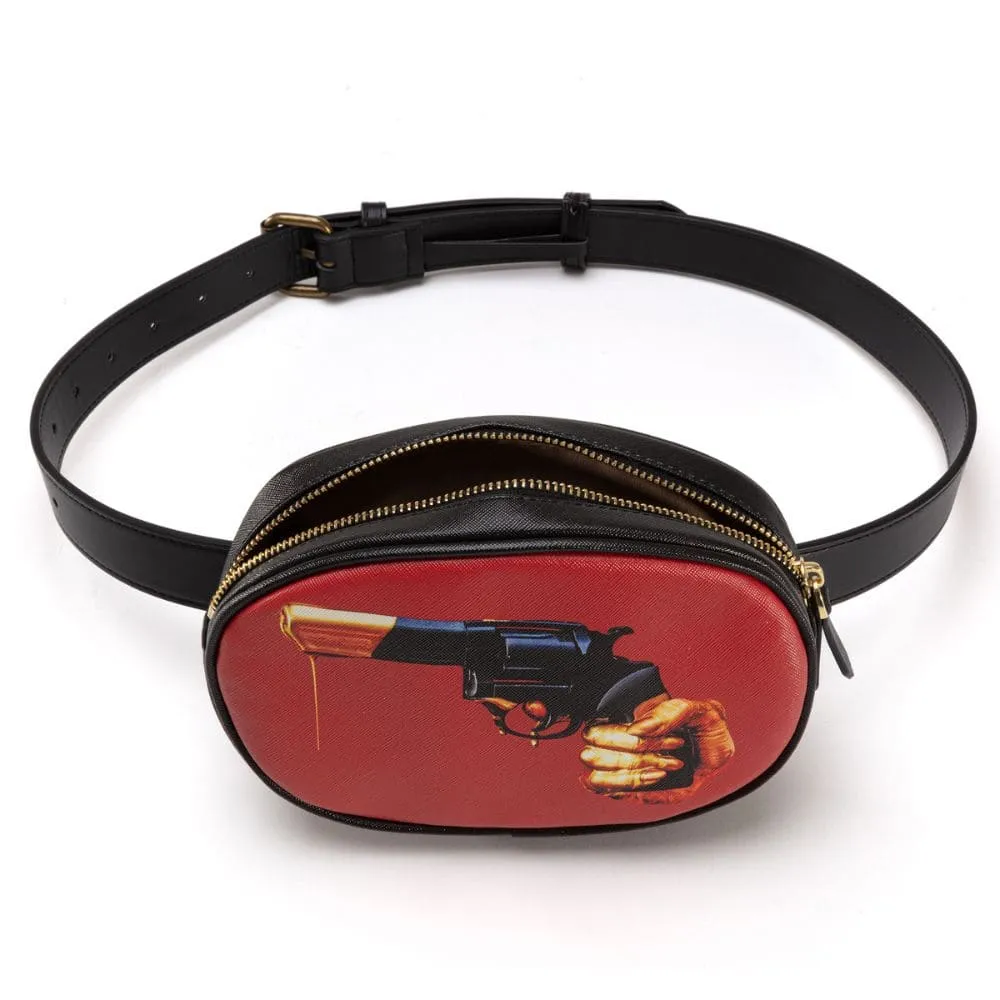 Seletti Toiletpaper Waist Bag Revolver