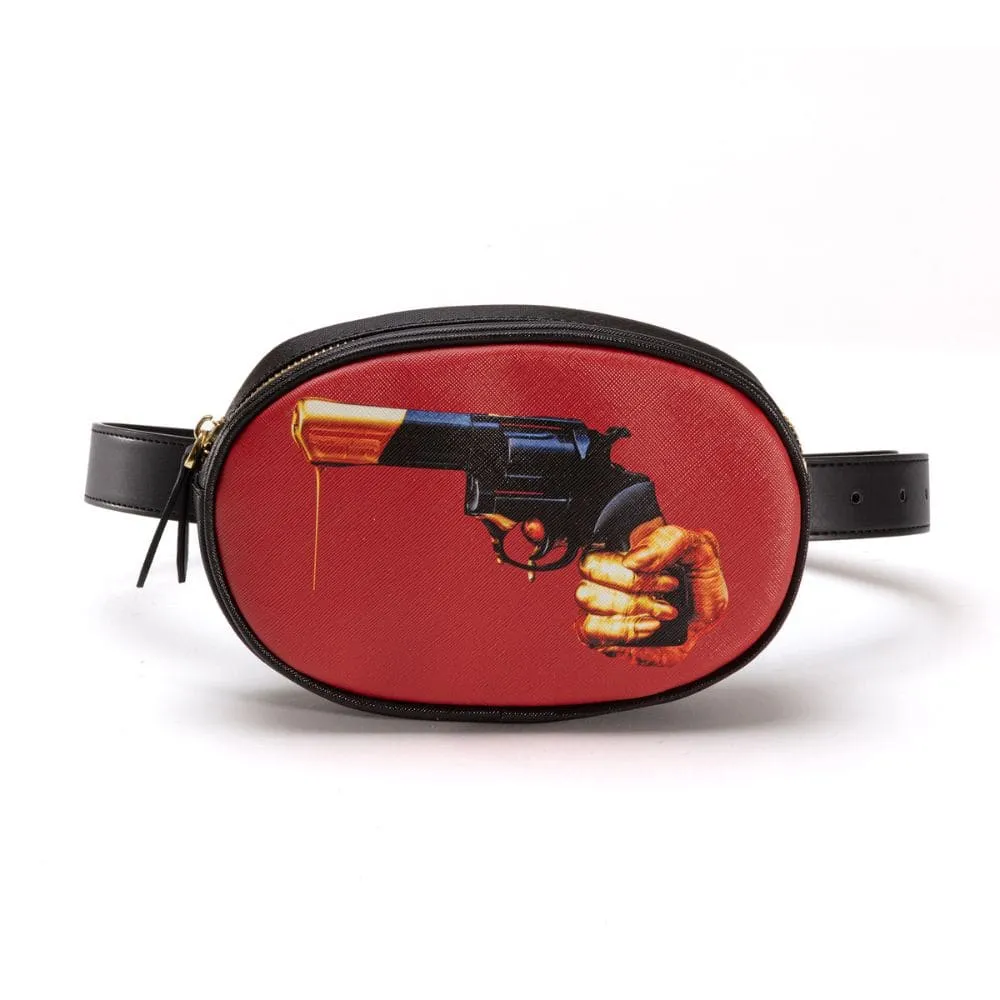 Seletti Toiletpaper Waist Bag Revolver