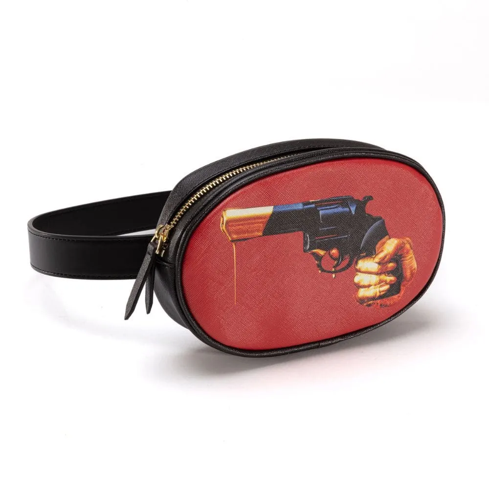 Seletti Toiletpaper Waist Bag Revolver