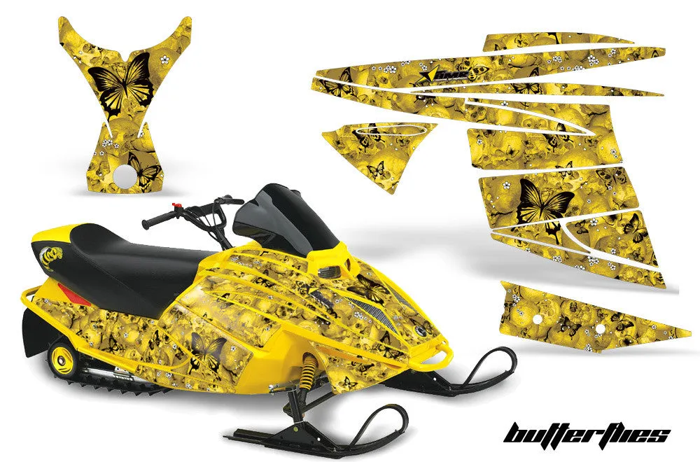 Ski Doo Mini Z Sled Graphic Wrap Kit (2003-2008)