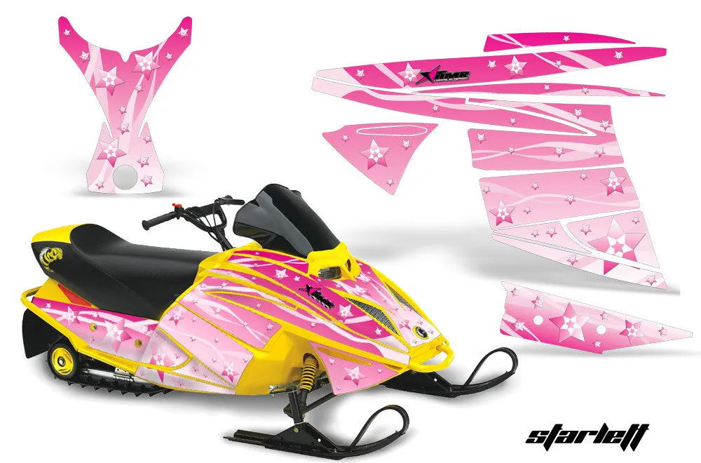 Ski Doo Mini Z Sled Graphic Wrap Kit (2003-2008)