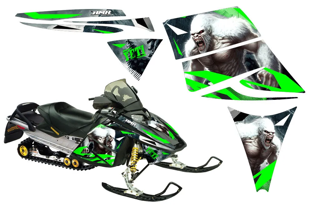 Ski Doo Rev Sled Snowmobile Graphic Wrap Kit (2003-2009)