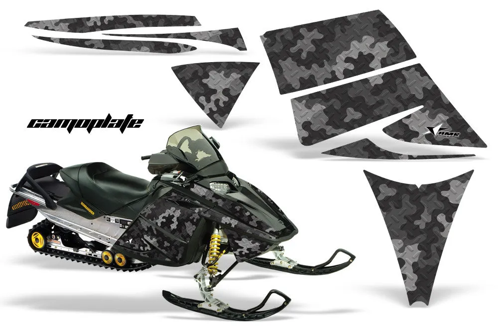 Ski Doo Rev Sled Snowmobile Graphic Wrap Kit (2003-2009)