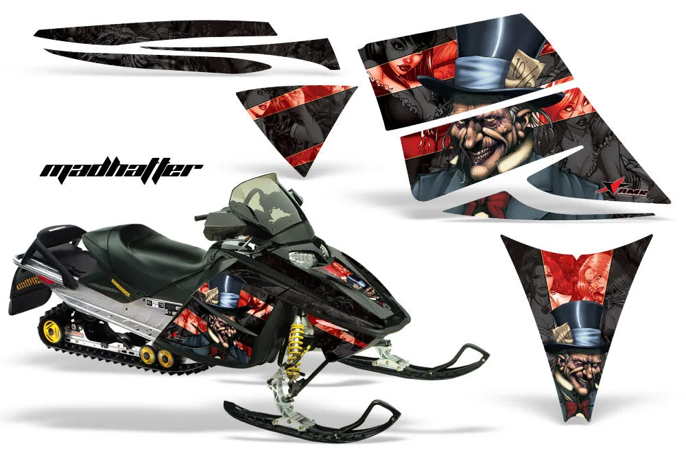 Ski Doo Rev Sled Snowmobile Graphic Wrap Kit (2003-2009)