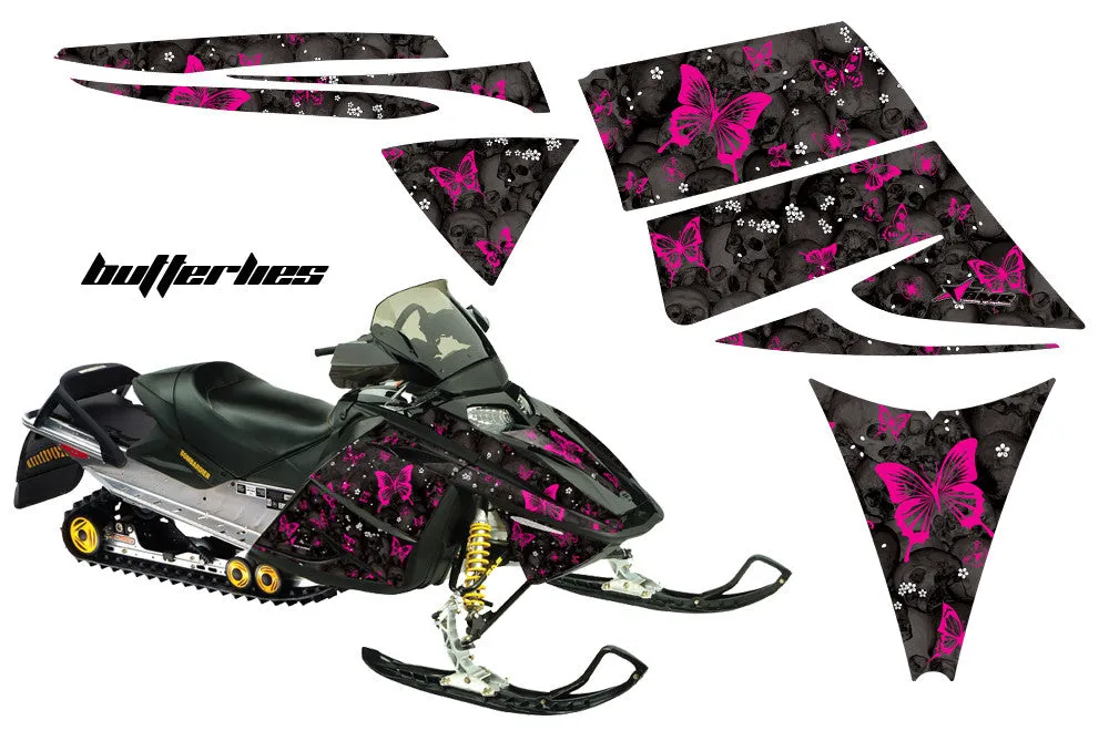 Ski Doo Rev Sled Snowmobile Graphic Wrap Kit (2003-2009)