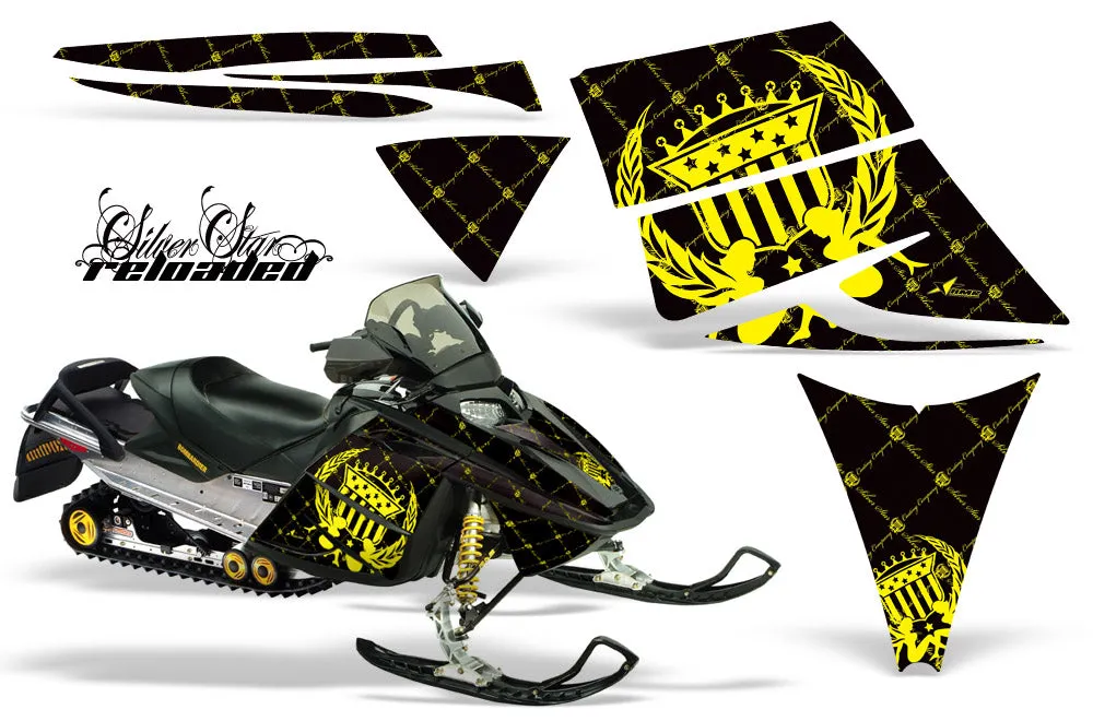 Ski Doo Rev Sled Snowmobile Graphic Wrap Kit (2003-2009)