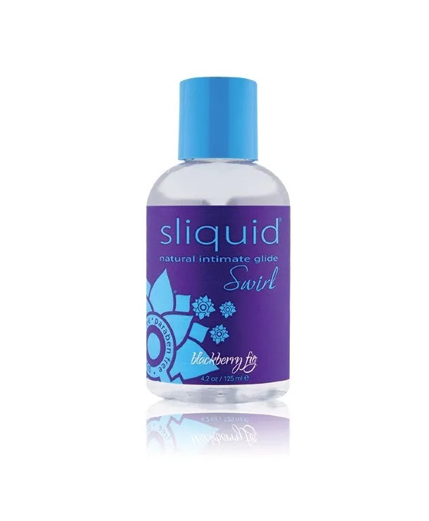 .Sliquid Naturals Swirl Flavored Lube in Blackberry Fig