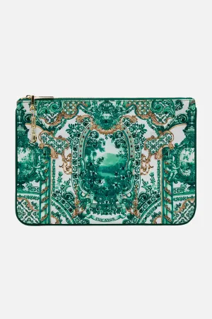 SMALL CANVAS CLUTCH CORRIDOR OF CALM