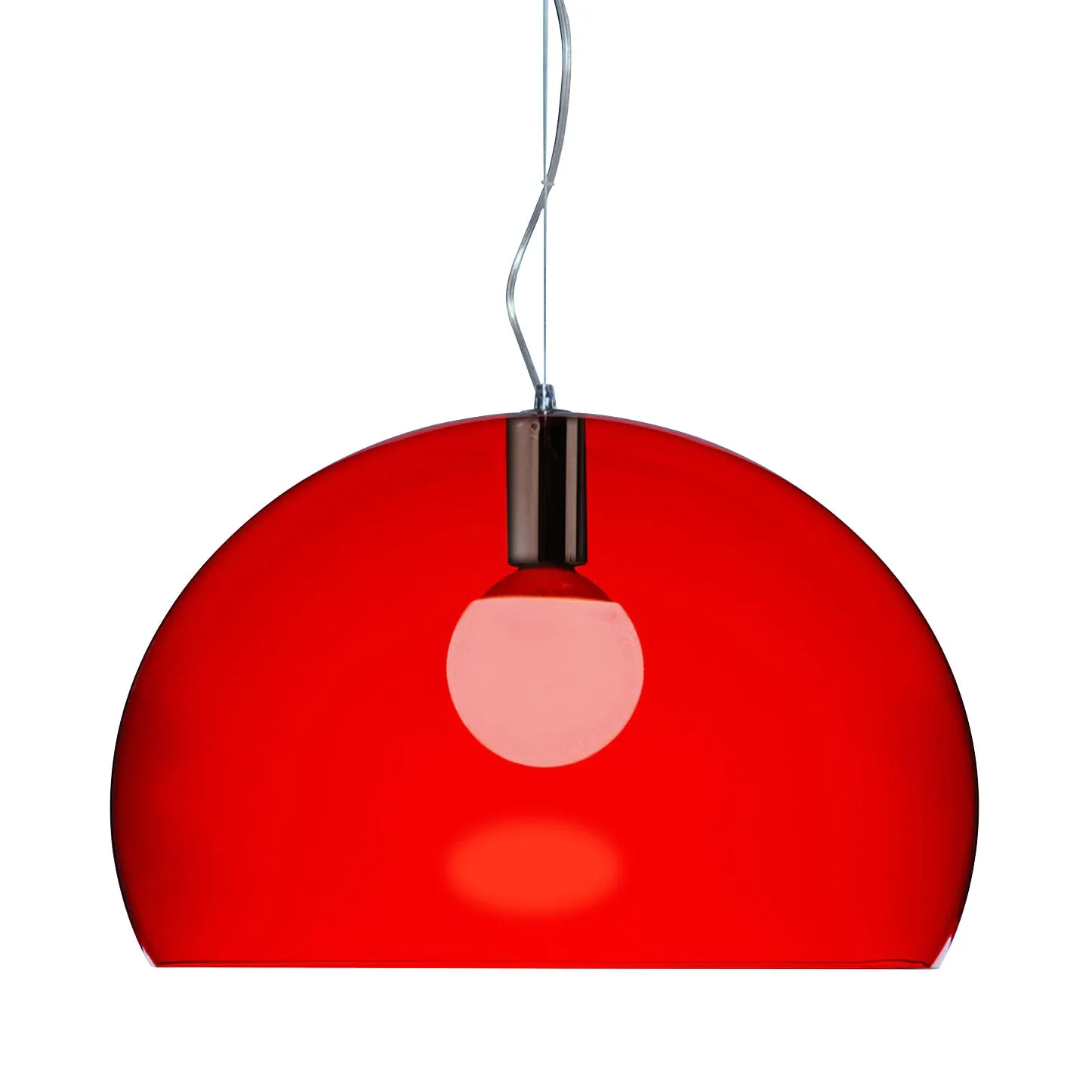 Small FL/Y Pendant Light by Kartell - Crystal