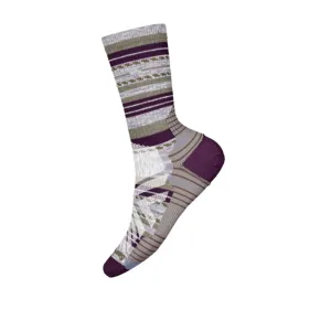 Smartwool Hike Light Cushion Margarita Crew Sock (Women) - Purple Eclipse