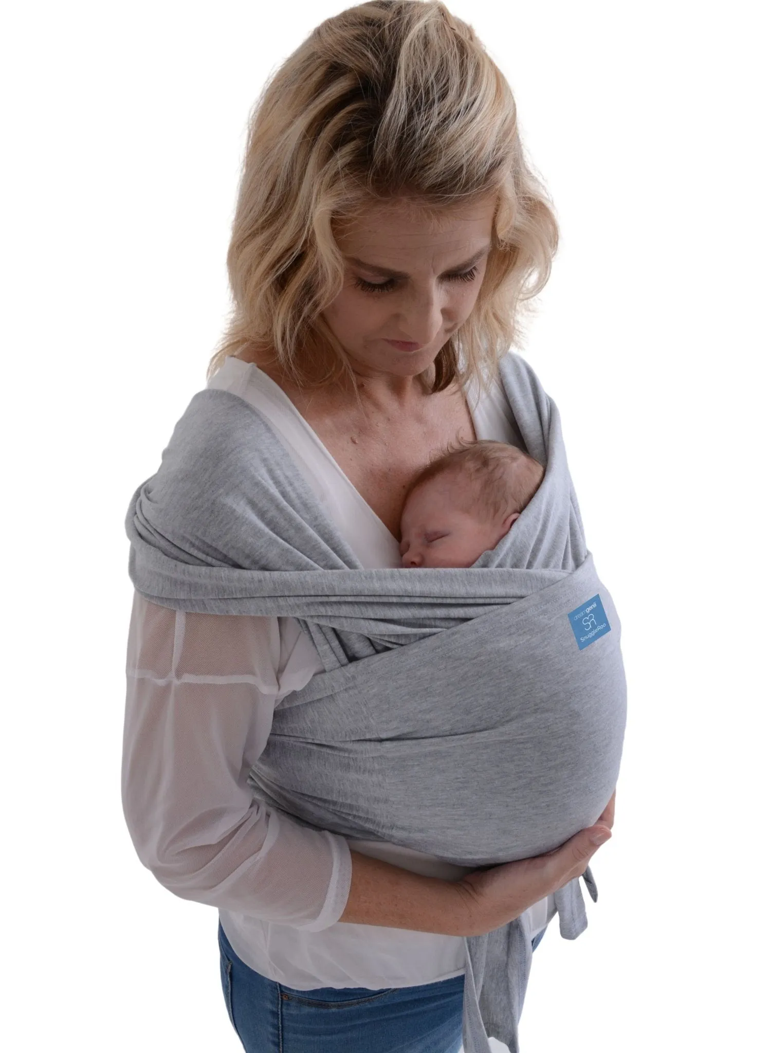 SnuggleRoo Baby Carrier -  Light Grey