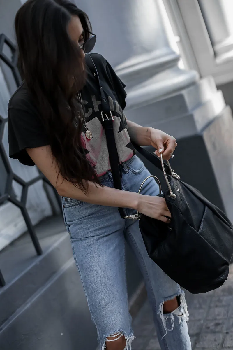 Sol Opulence Tote in Black