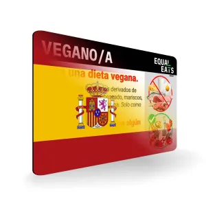 Spanish (Spain) Vegan Card