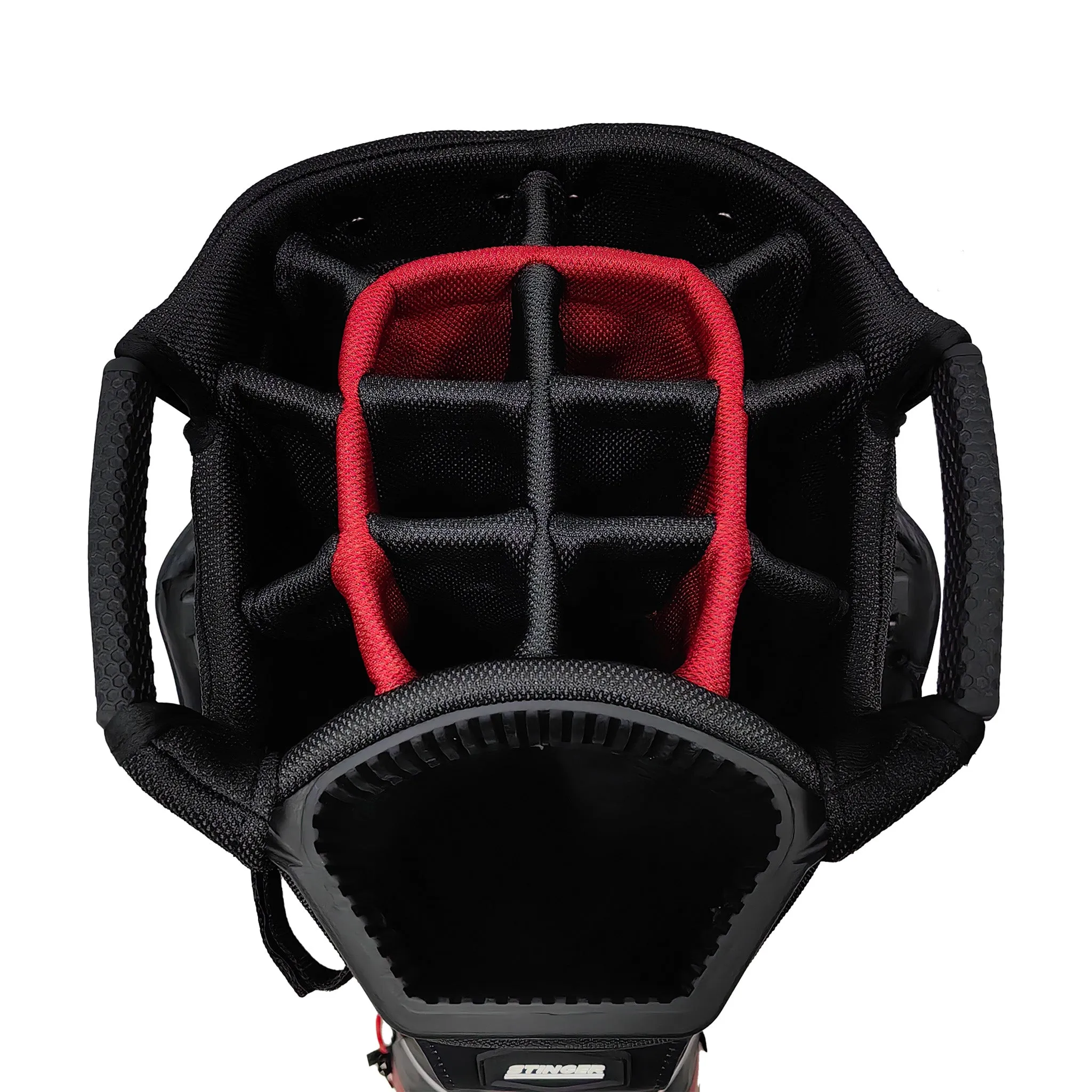 Stinger Waterproof Golf Bag Version 2  - Black / Red