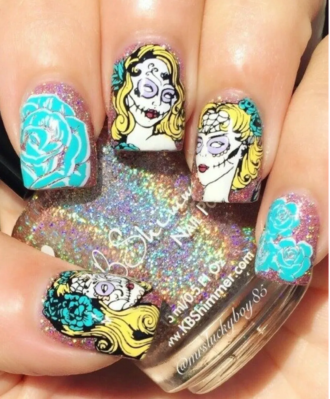 Sugar Skulls - Uber Chic Stamping Plate