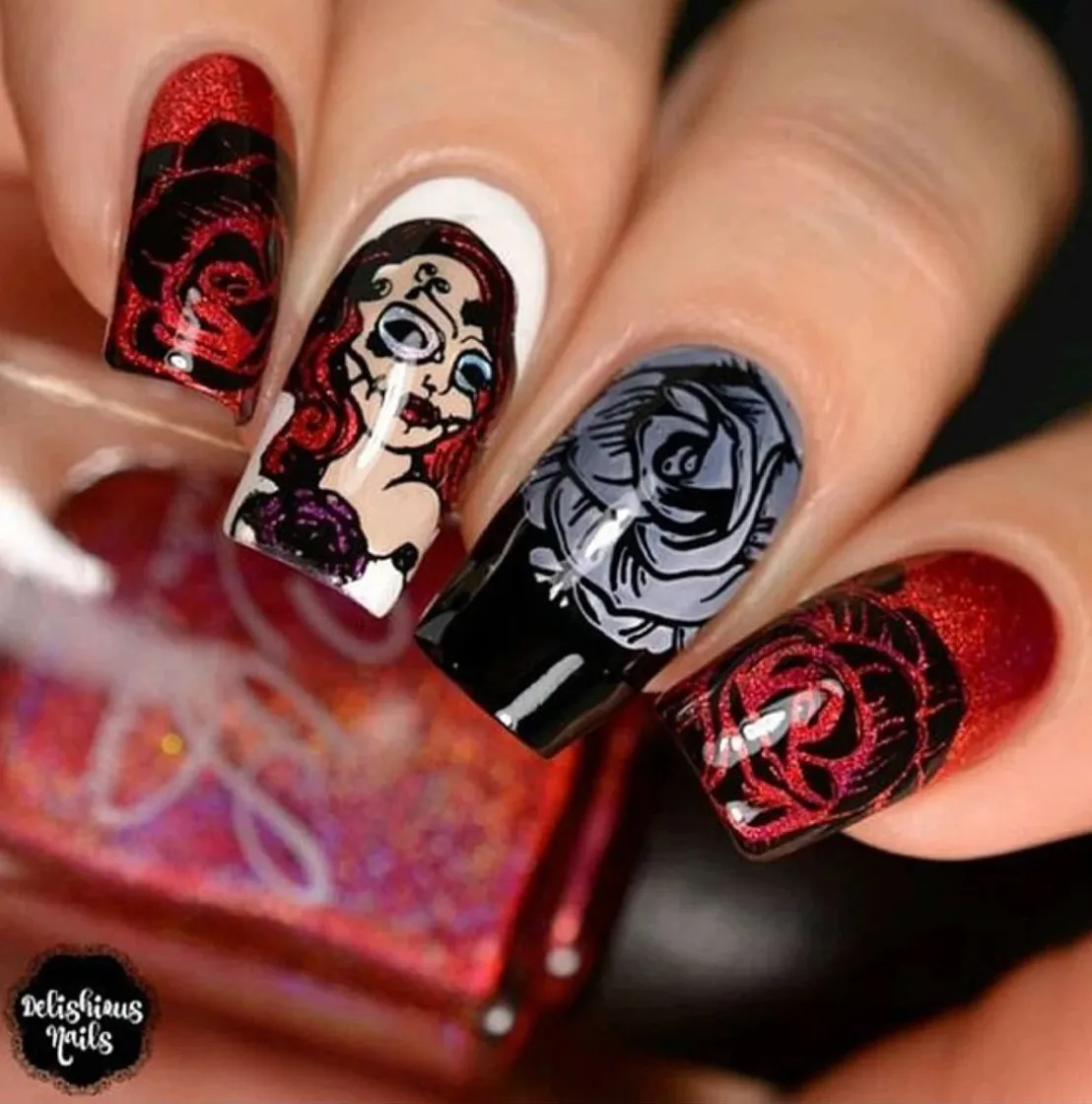 Sugar Skulls - Uber Chic Stamping Plate