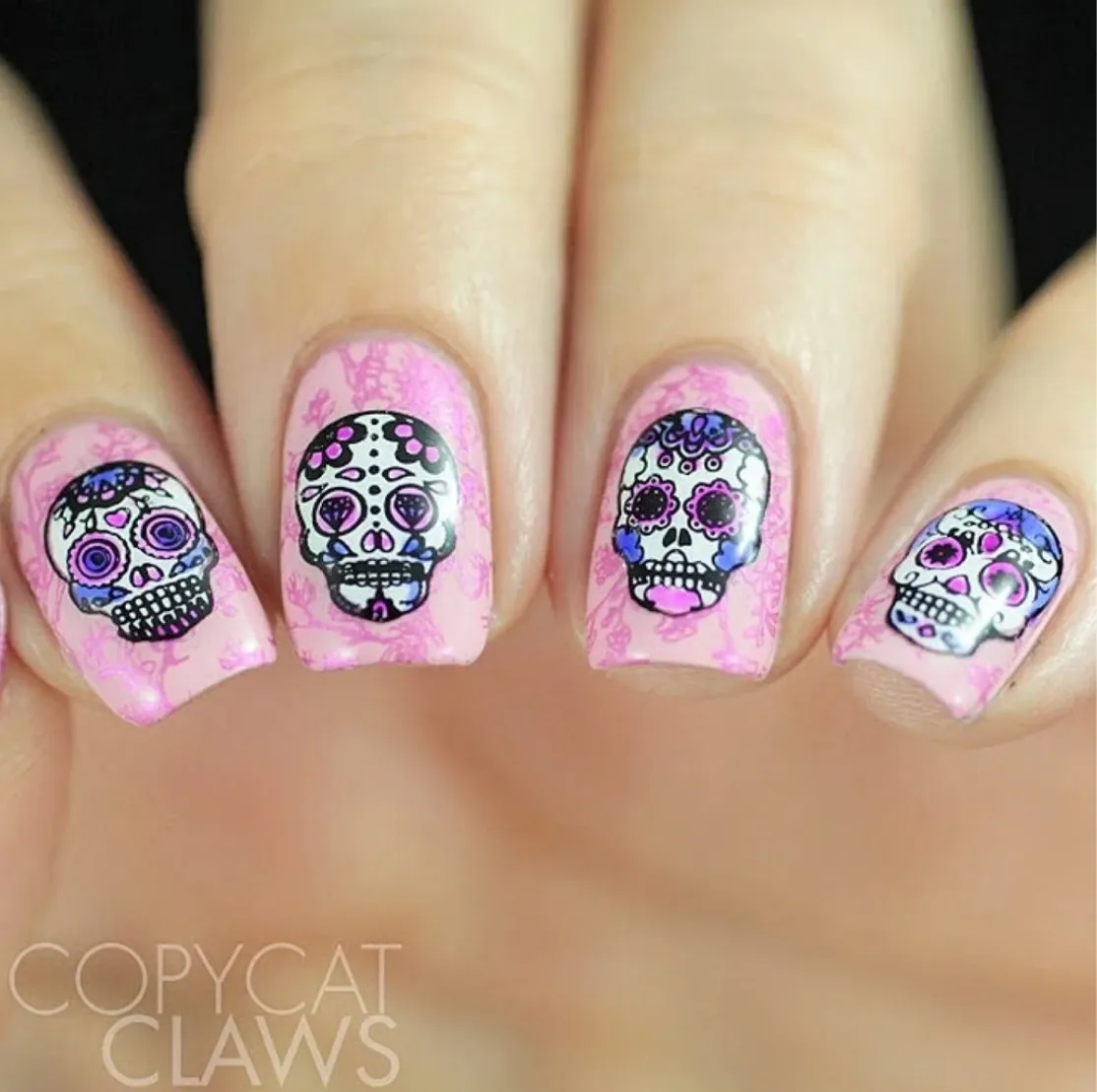 Sugar Skulls - Uber Chic Stamping Plate