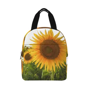 Sunflowers Insulated Zipper Lunch Bag