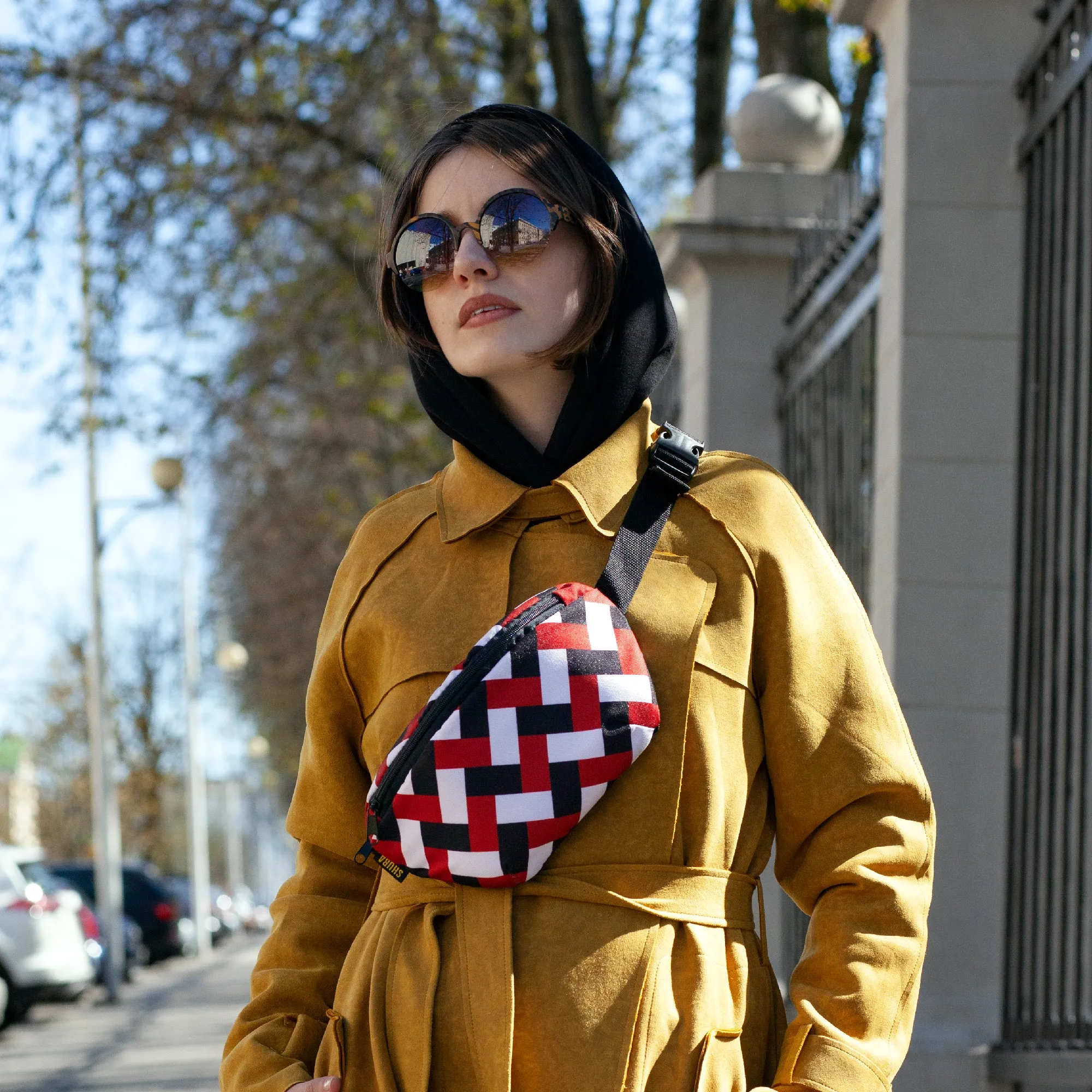 Suprematist Braid Bag Belt