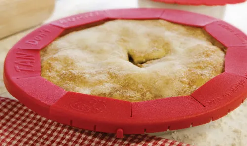 Talisman Designs One-Piece Adjustable Pie Crust Shield