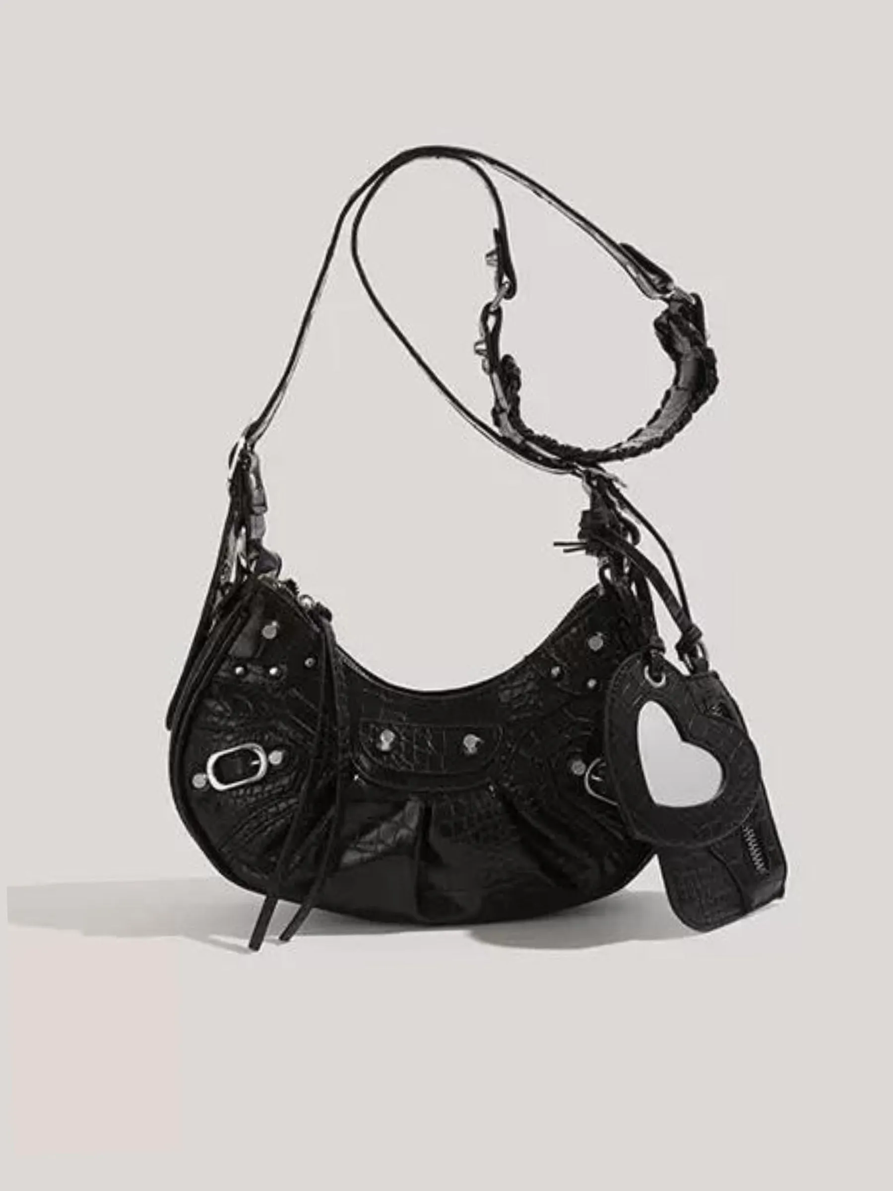 Taya Mini Shoulder Bag with Heart Detail